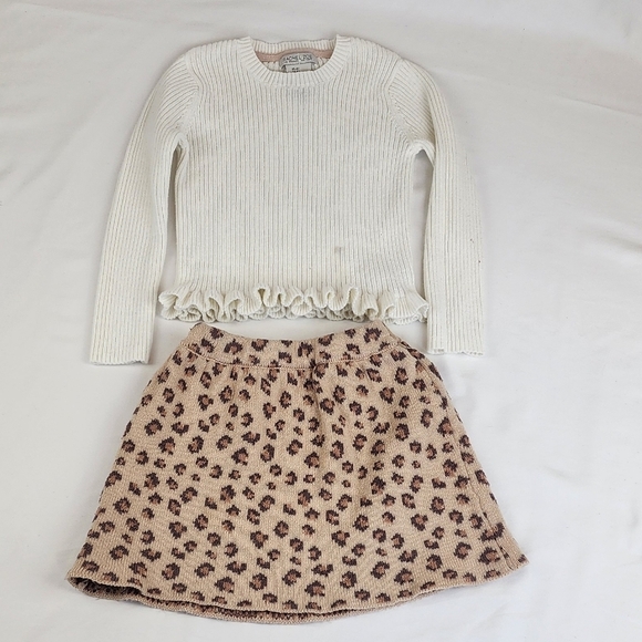 Rachel Zoe Long Sleeve  Sweater Skirt  Set - Picture 1 of 9